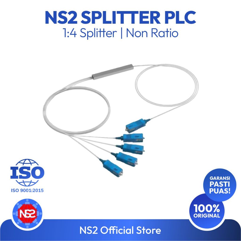 Passive Splitter FO PLC SC UPC 1/2 1/4 Fiber Optik Pasif spliter
