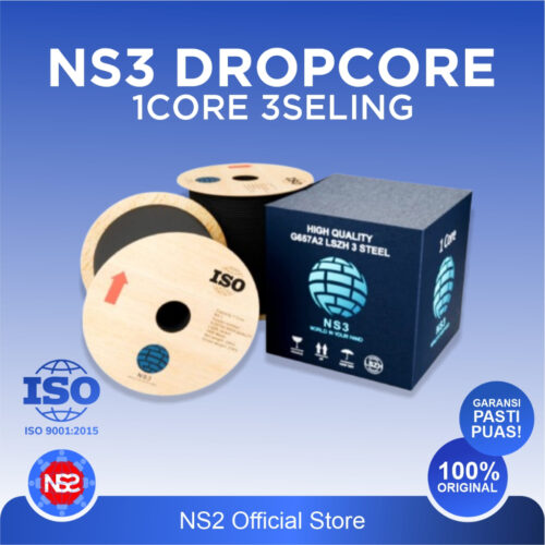 NS3 Dropcore 1 Core 3 Seling 1000M LSZH G657A2 Dropcore 1KM Seling 1.0mm x 0.45mm By NS2