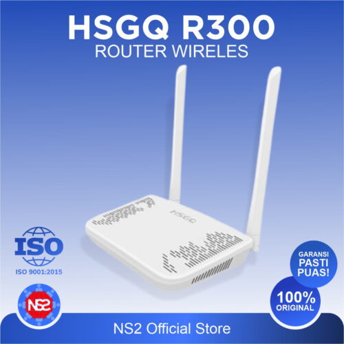 HSGQ R300 Router Wireless 300Mbps 2.4Ghz / Router Support PPPoE PPTP / 1 WAN 3 LAN / Router Access Point