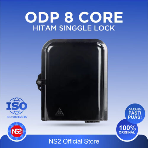 (HIGH QUALITY) ODP 8 Core Pole Model Splitter Box - ODP Tiang 8 Core Warna Hitam / Putih