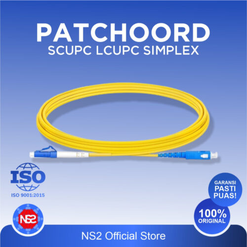 Patchcord SC LC UPC Simplex Singlemode 3 Meter Kabel Fiberoptik