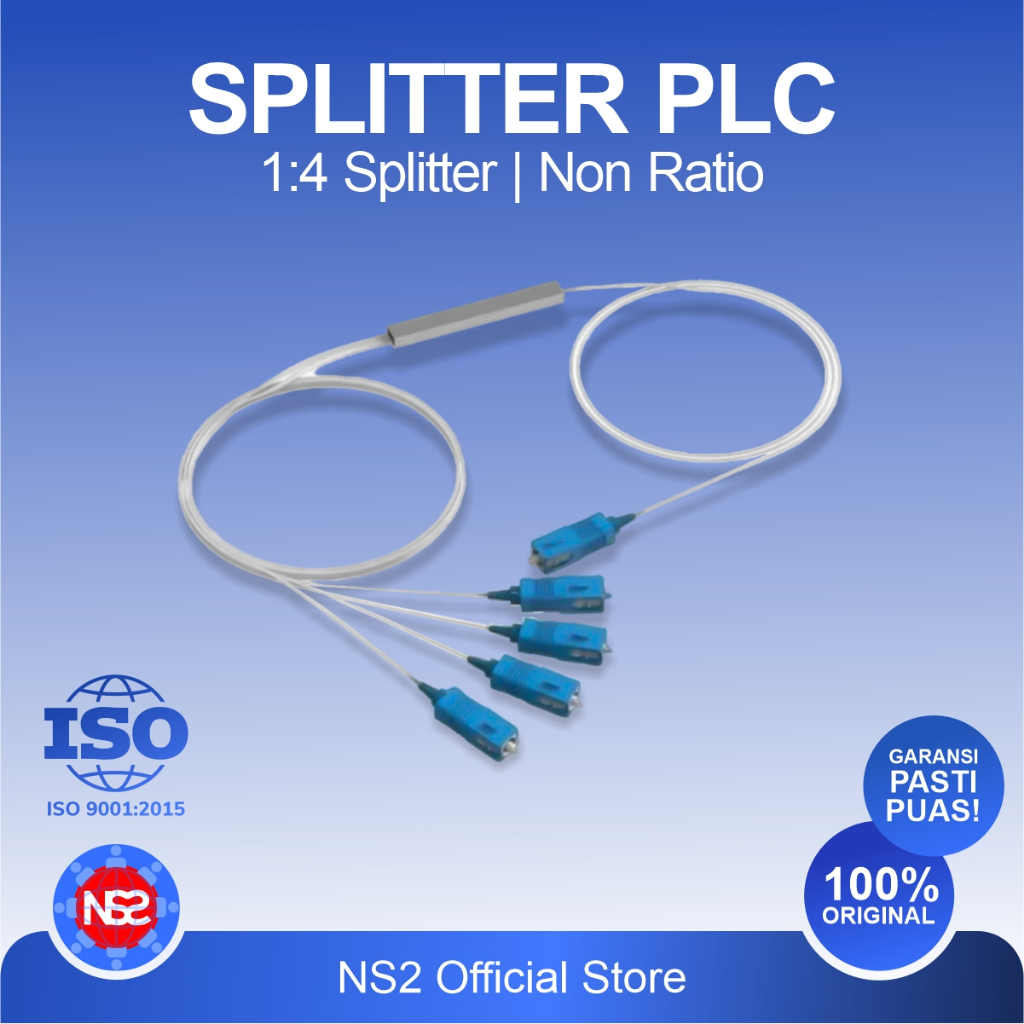 Passive Splitter FO PLC SC UPC 1/2 1/4 Fiber Optik Pasif spliter