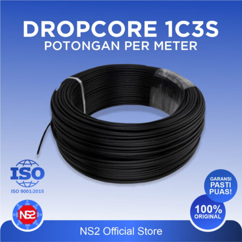 NS2 Dropcore 1 Core 3 Seling 1.2mm Potongan / Ecer - Tipe G657A2 Original - Precon Tanpa Connector